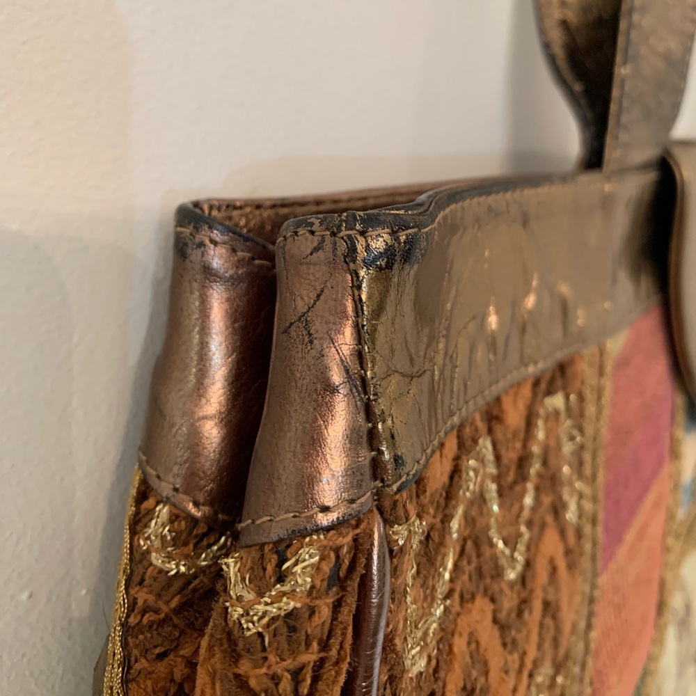 Andr Cellini Patchwork Leather Bag - image 6